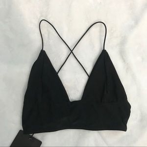 NEW Black Slinky Bralette